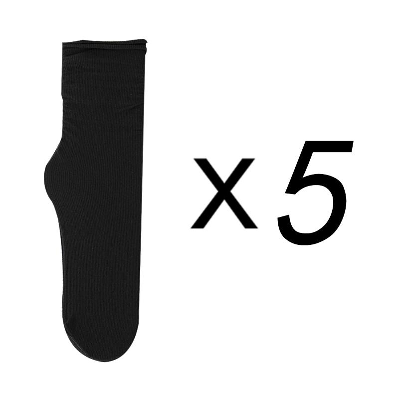 Женские носки из ледяного шелка Candy Sweet - 5 пар, ультратонкие и дышащие для лета