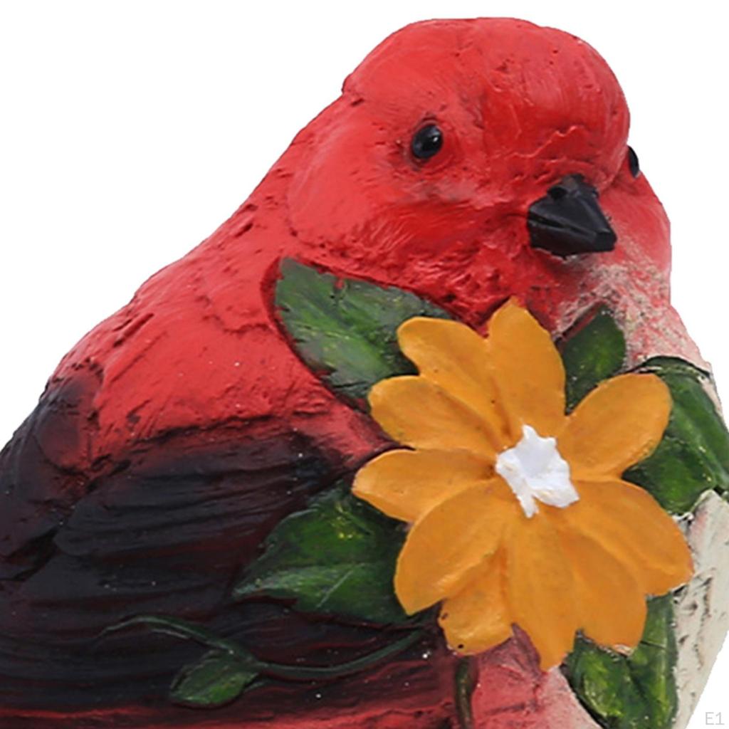 Статуэтка птицы, садовая статуя, праздничный подарок, реалистичное креативное настольное украшение, скульптура животного для