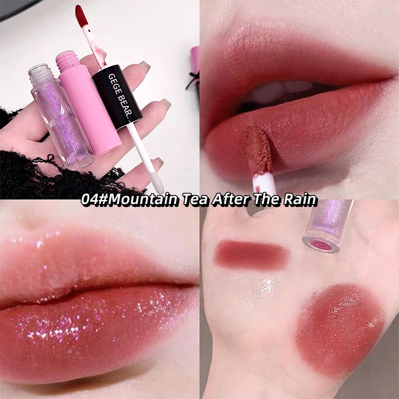 GEGE BEAR Multi-effect Dazzling Double Head Lip Glaze