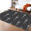 Skull Living Room Carpet Bedroom Dining Room Floor Mat