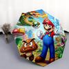 1 шт. Автоматический складной зонт с рисунком Super Mario, 8 спиц, портативный, складной, для путешествий, Рождественский, День рождения, Подарок