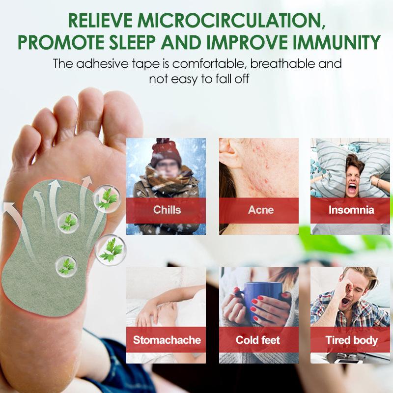 Пластырь для детоксикации ног Sumifun, обезболивающий пластырь, снимает стресс, помогает похудеть во время сна, коврик для похудения, детоксикация