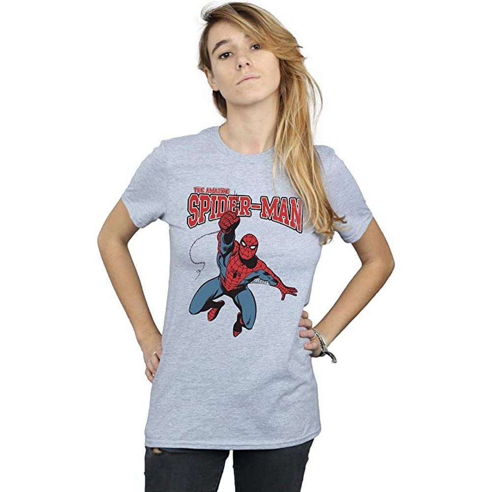 Spider-Man Womens/Ladies Leap T-Shirt