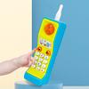 Mobile Phone Toy with 5 Songs Portable Cartoon Colorful Round Edge Exercise Responsiveness Gentle Sound Toddler Cell