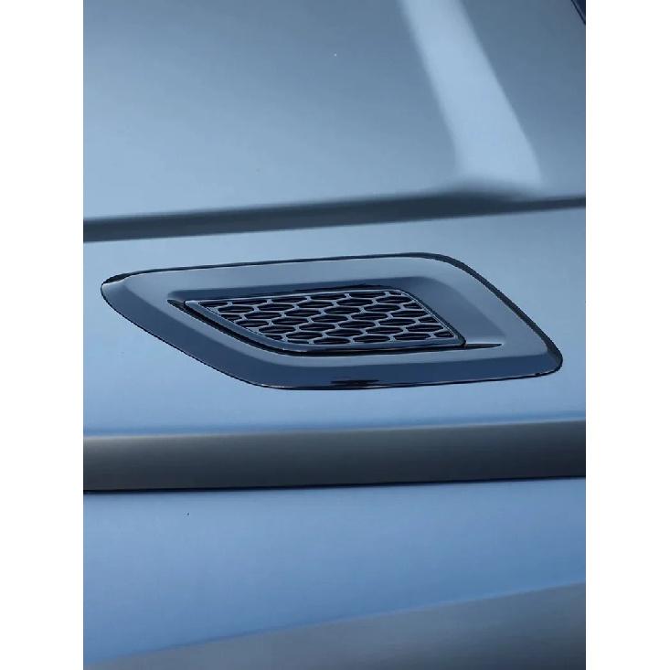 Car Hood Air Vent Cover Trim For Harvard H9 2024-2026 ABS Black Exterior Car Accessories