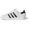 adidas Superstar White Black Мужские кроссовки Cloud-White Core-Black Gold-Metallic FV0322