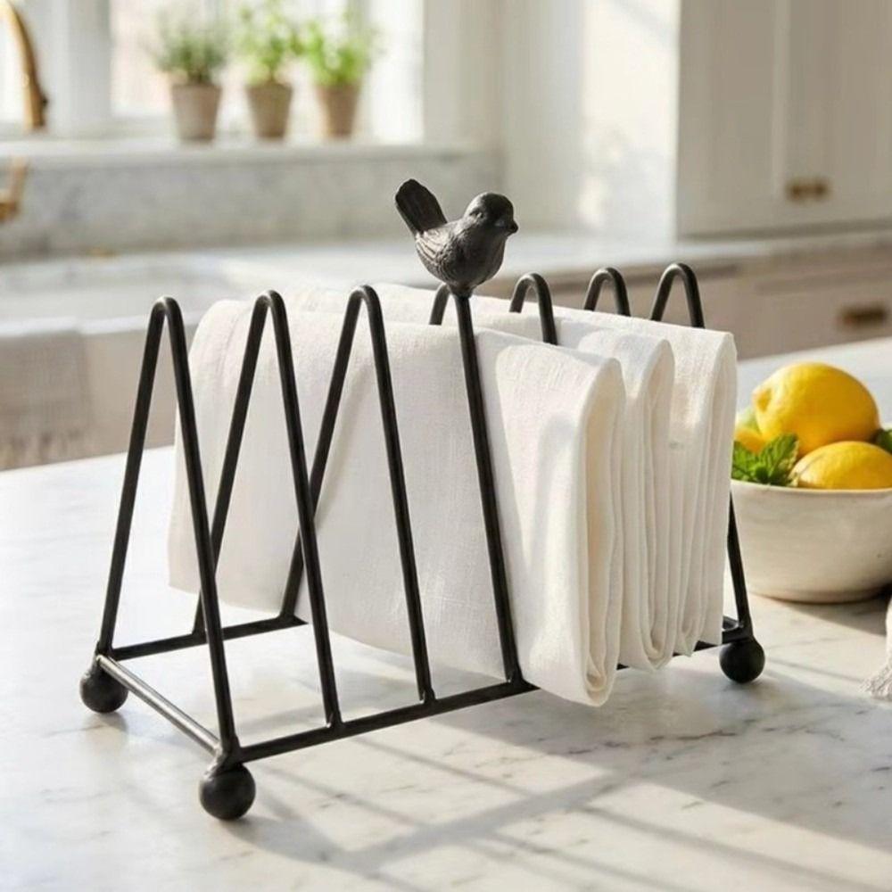 Iron Plate Rack Layered Pot Lid Rack New Shelf Storage Desk Organizer
