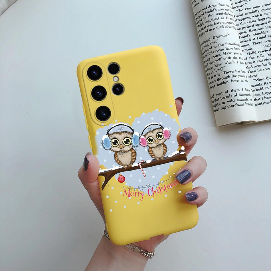 Чехол для Samsung Galaxy S24 Ultra S24 Plus Девушка с подсолнухом Расписной Мягкий Силиконовый Чехол для Телефона Для Samsung S24 Ultra S 24 S24+ Корпус