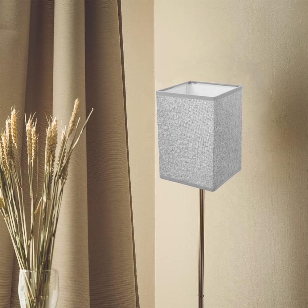 BESPORTBLE 2 шт. льняной абажур для настольной лампы, абажур для подвесной лампы, сменная лампа, квадратный тканевый абажур, льняной подвесной светильник, абажуры, приспособление, барабан