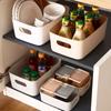 Storage Basket Student Desktop Snack Storage Box Plastic Cosmetic Storage Box Household Kitchen Sort Box Makeup Box