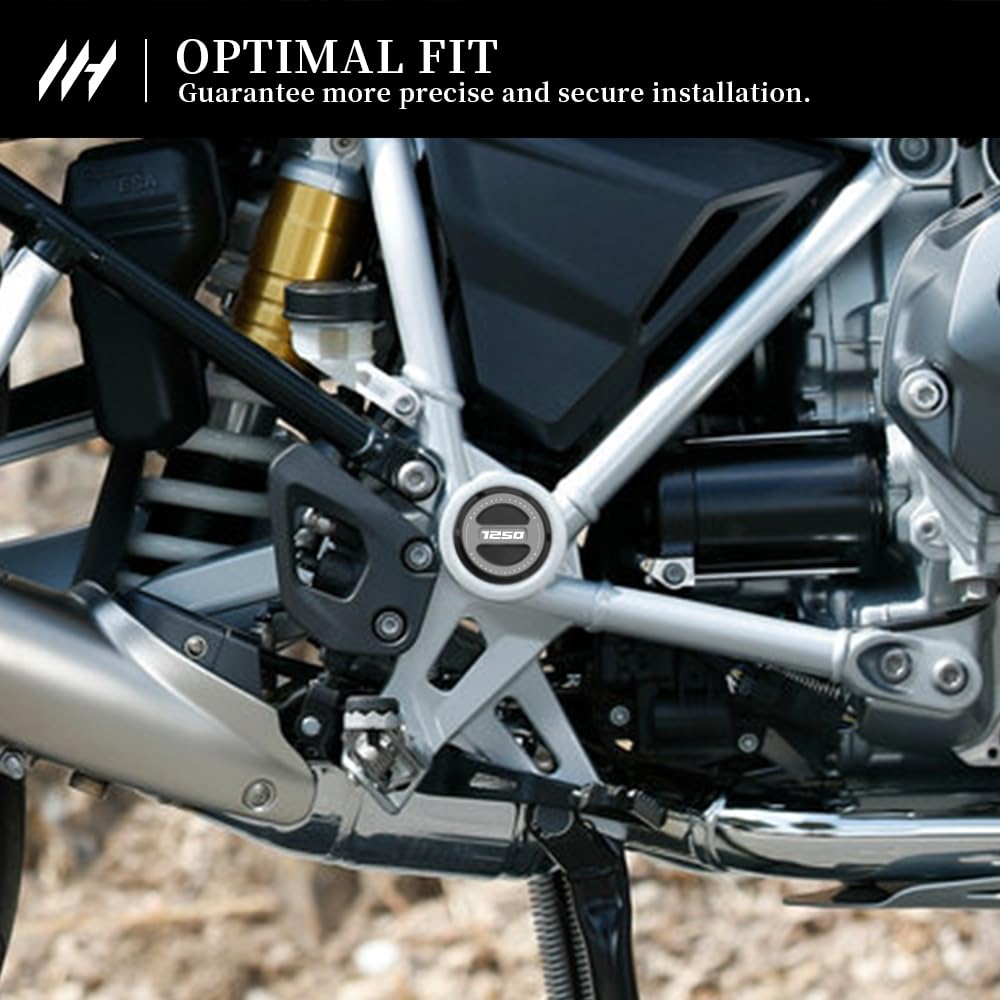 MotHeart Заглушки рамы мотоцикла Подходят для R1250GS 2019-2023 R1250GS Adventure 2019-2024 R1250RT 2019-2023 R1250GS