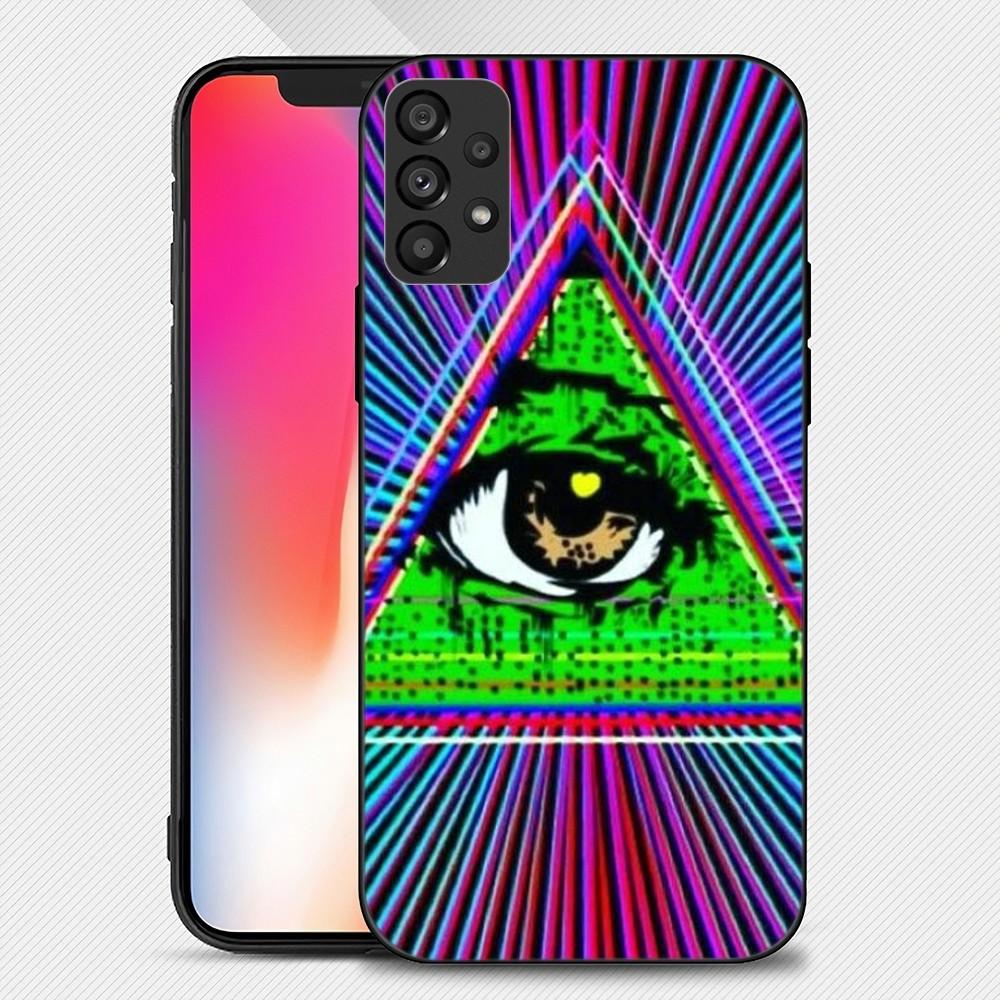 Eye of Providence Phone Case For Samsung Galaxy S22 S23 Ultra S21 S20 FE Plus Note 20 Soft Cover