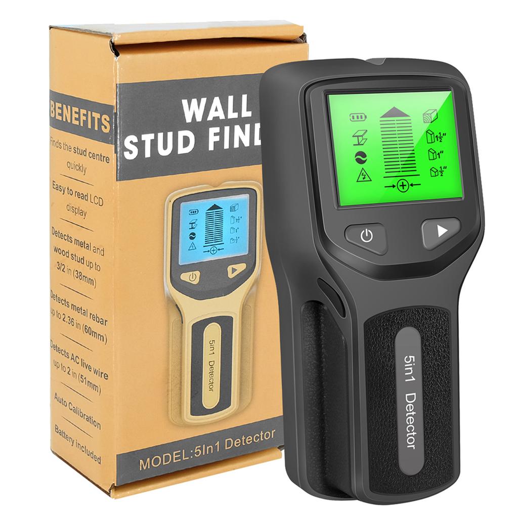 Датчик обнаружения стоек 5 в 1 сканер стены электронный датчик обнаружения стоек искатель деревянных балок портативный детектор стены ЖК-дисплей