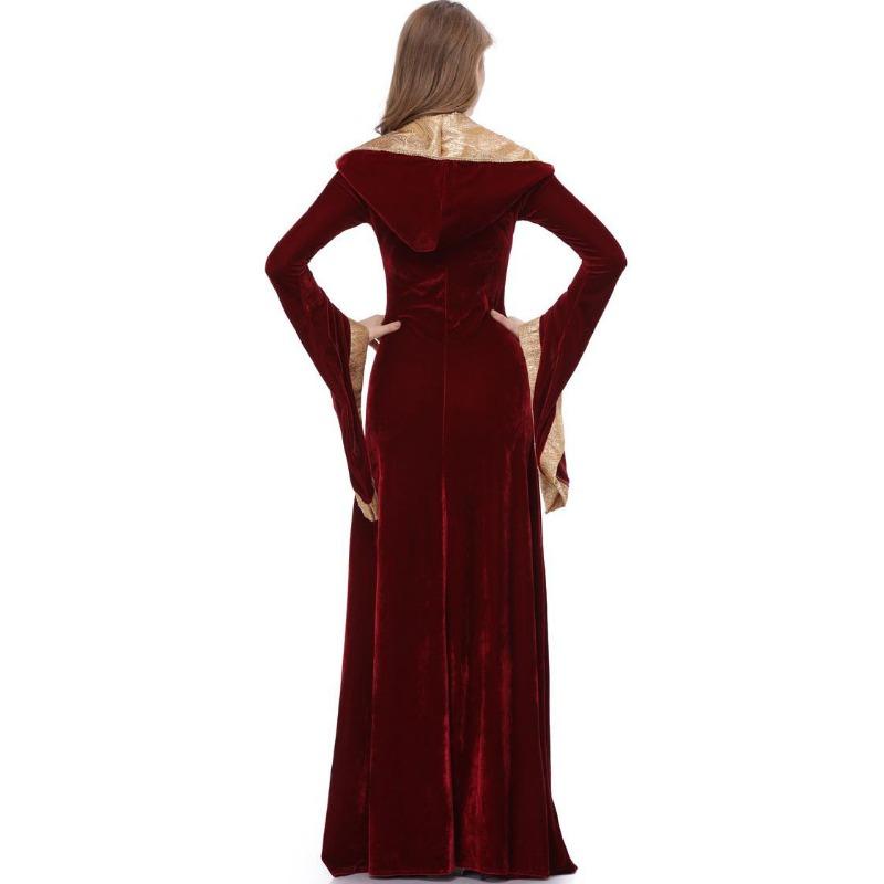 Halloween Mage Costume, Queen Costume, Stage Costume, Long Dress, Cosplay Uniform.