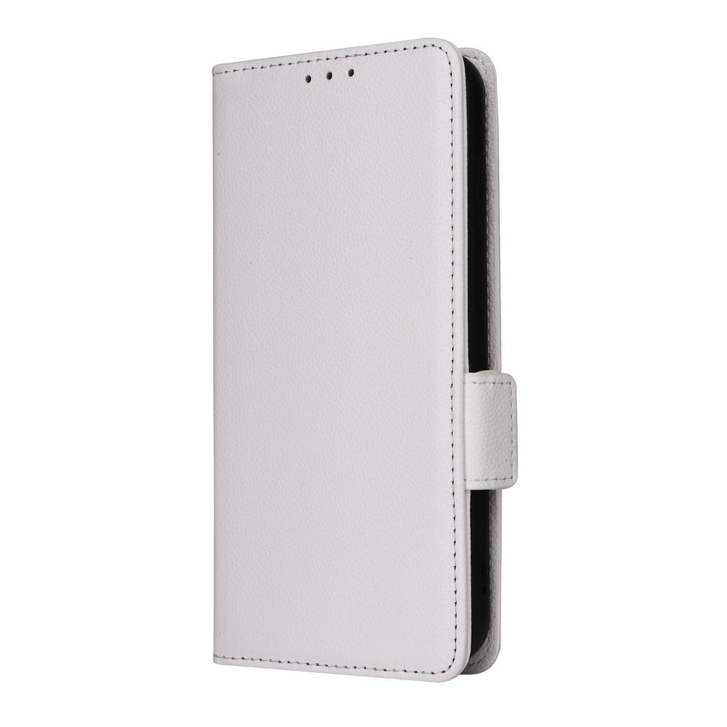 For Samsung Galaxy S24 FE Case with Wrist Strap Litchi Texture PU Leather Wallet Phone Cover