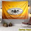 Custom Name German Football Federation Emblem Tapestry Room Decoration Wall Hanging for Living Room Bedroom, dormitory, Birthday and Christmas gifts