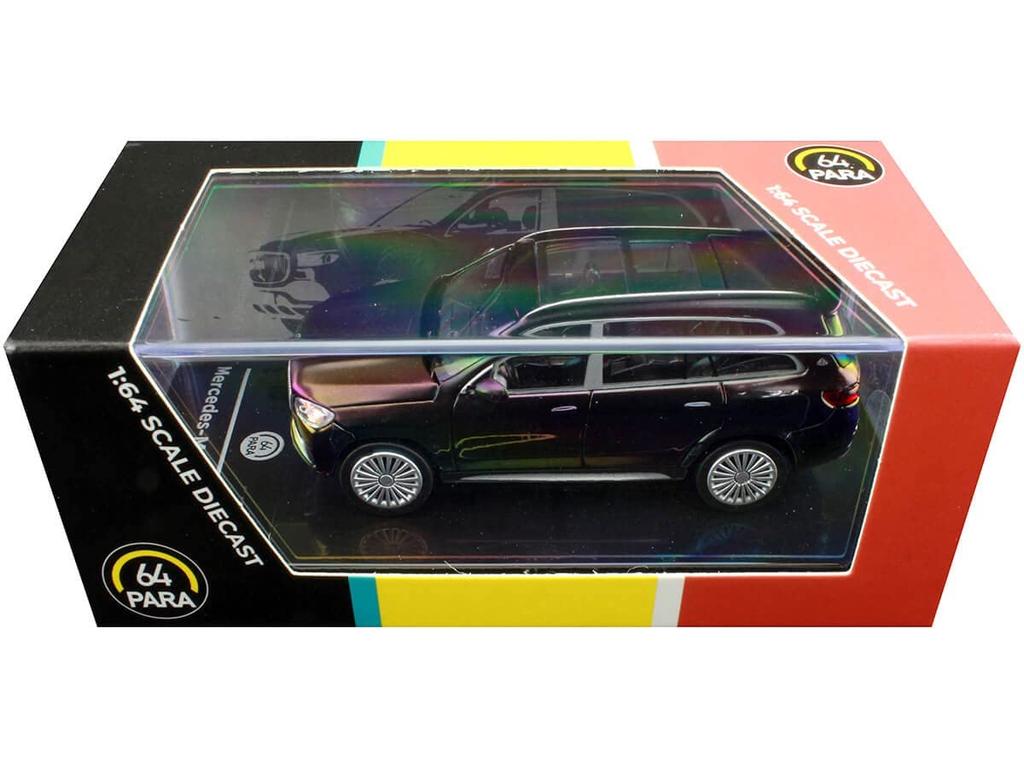 Paragon Models JADI Mercedes-Maybach GLS Обсидианово-черный и Рубиново-красный Масштабная модель 1/64 PA55304