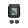 Мотоциклетный солнечный TPMS монитор давления в шинах беспроводной дисплей водонепроницаемые датчики система оповещения