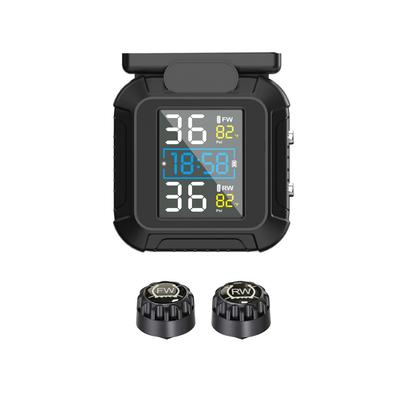 Мотоциклетный солнечный TPMS монитор давления в шинах беспроводной дисплей водонепроницаемые датчики система оповещения