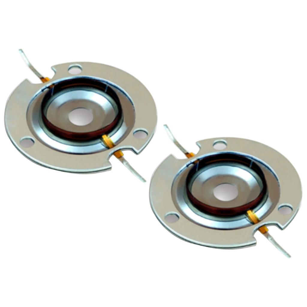 25.4mm Imported Metal Titanium Film Silk Side Diaphragm 25 Core Tweeter Treble Voice Coil Speaker Repair Film 6Ohm
