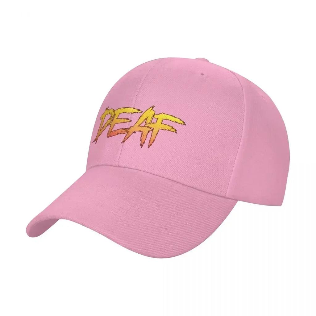 Deaf Distressed Typography Baseball Cap Hat Luxury Brand party Hat Unisexs Hats Womens