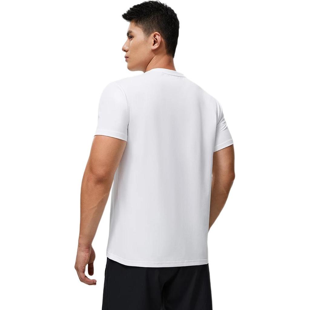Li-Ning Спортивная футболка из серии 'Fitness' 'Белая' Мужская ATST573-2