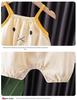 Baby Summer Cartoon Suspender Romper Onesie - Lightweight Newborn Clothes