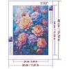 5d DIY Diamond Painting Cross Stitch Colorful Rose Flowers Diamond Embroidery Mosaic Full Round Drill Home Decor