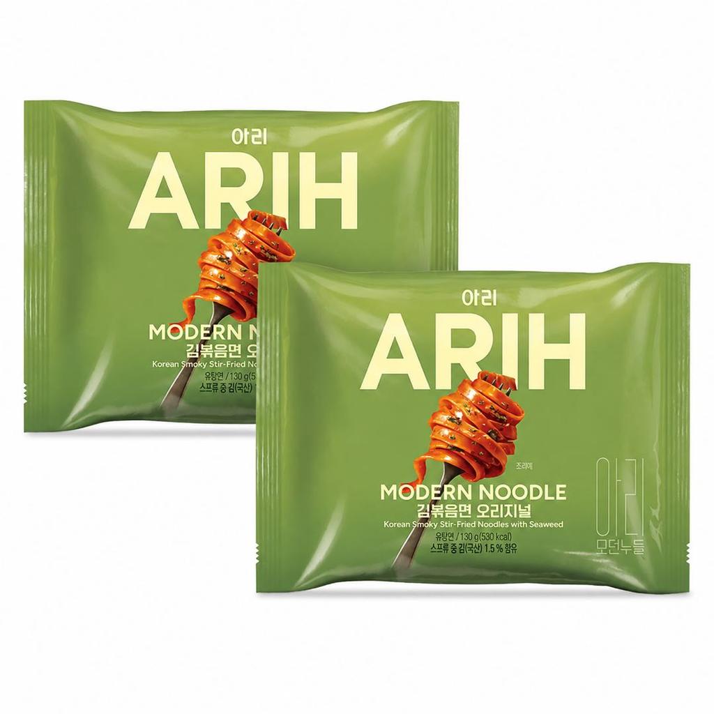Коллаборация BTS ARIH Лапша современного вкуса, Смешанная и обжаренная лапша 130г 1 упаковка