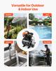 1 HP Shallow Well Pump with Pressure Tank, 230V 3750 LPH, Cast Iron Irrigation Jet Pump with 19 L Tank, Automatic Water Booster Transfer System,