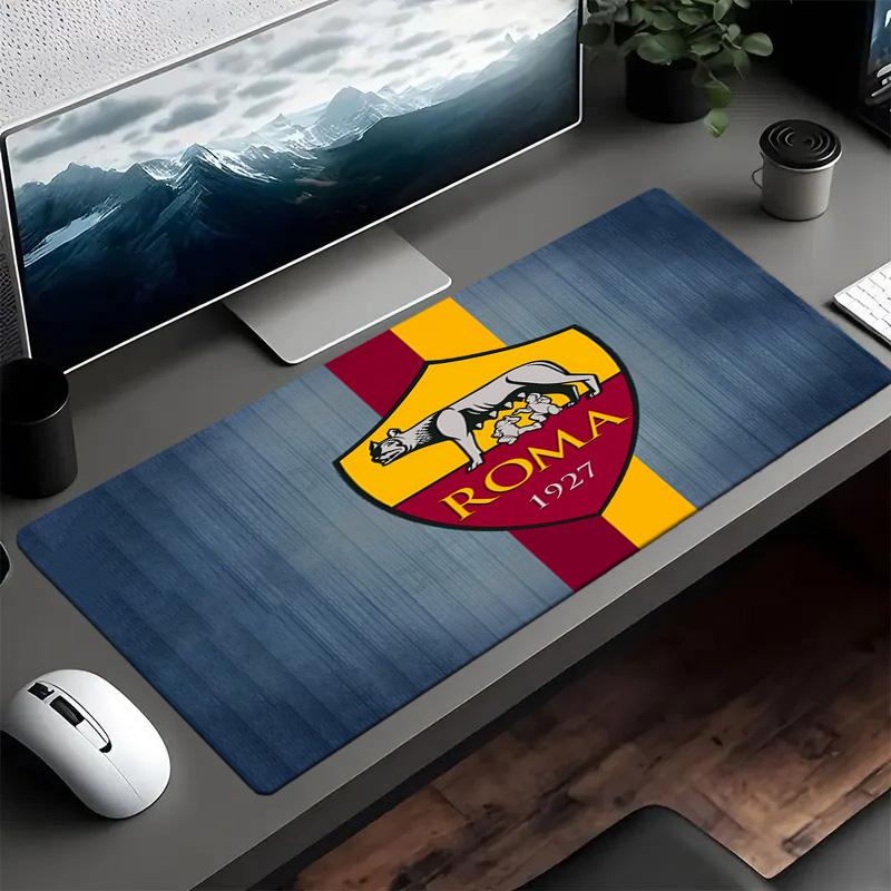 Roma Football Club Emblem Mouse pad Mouse pad, Gaming Mouse Pad, keyboard pad, Desk Decor for computer notebook Fan Gift Birthday Gift