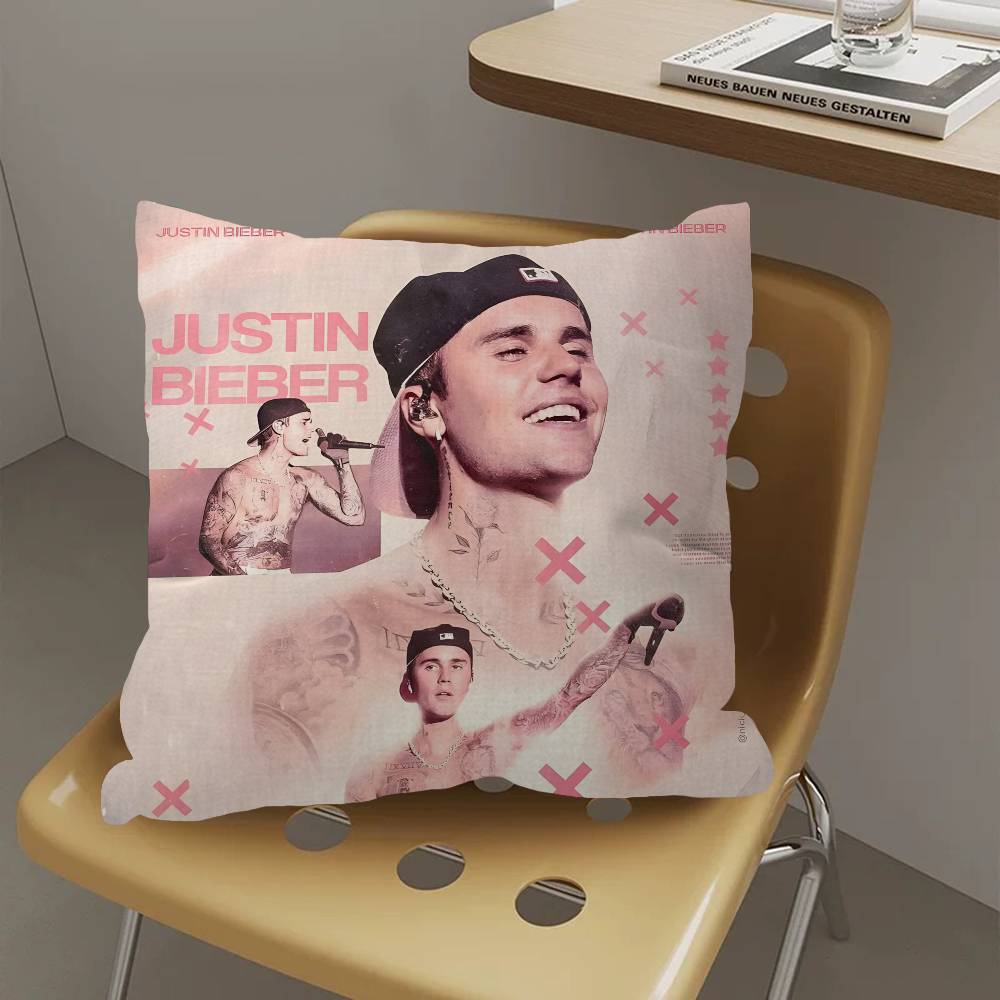 Певец J-Justin B-Bieber Кленовый дизайн Наволочка Счастливый Осенний Урожай декор Праздничный Декор Наволочка