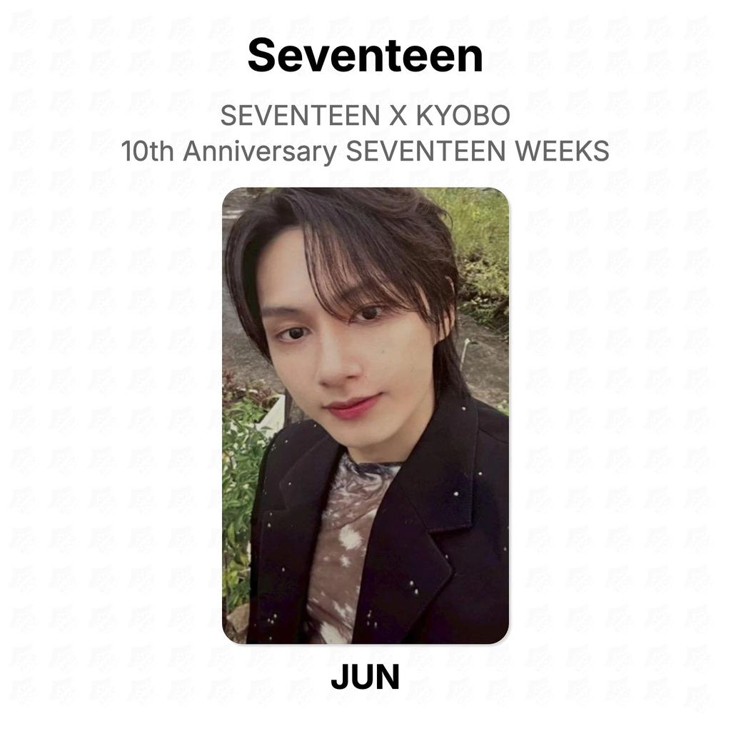 Seventeen X KYOBO 10-й Юбилей SEVENTEEN 10 Недель Официальная Фотокарточка