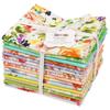 16 Pc Fat Quarter Bundle- Watercolor Floral Print 18"x 22" DIY Patchwork- 100 Cotton Pre-Cut Quilting Fabric