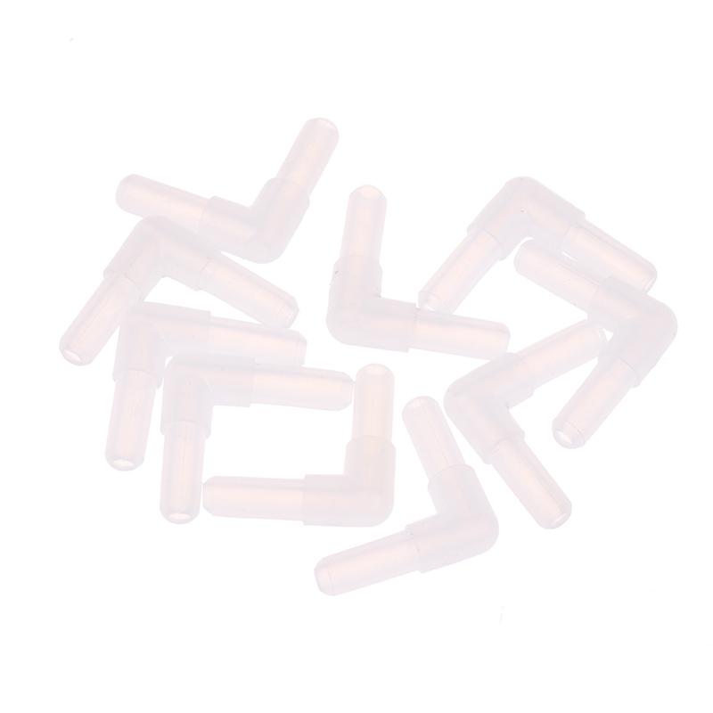 10 шт. Аквариумные соединители для шланга подачи воздуха Пластиковые клапанные соединения Прозрачные адаптеры для воздушной трубки для аквариума Для шланга воздушной линии с внутренним диаметром 4 см