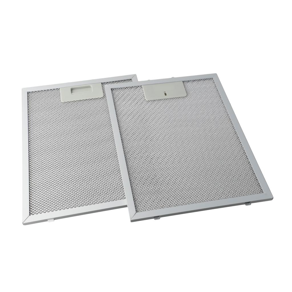 Silver Cooker Hood Filters Metal Mesh Extractor Vent Filter 300X240X9mm For Most Leading Brand Range Hoods With Enhanced Grease