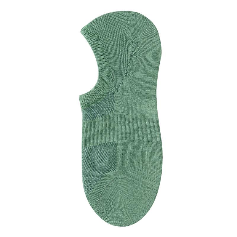 Мужские весенне-летние короткие носки, сетчатые невидимые хлопковые носки, не скатывающиеся носки-лодочки, не сползающие и невидимые носки