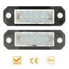 2Pcs Error Free White LED License Plate Light Number Plate Lamp For VW Transporter T5 2003-2015 T6 For Caddy 2004-2017