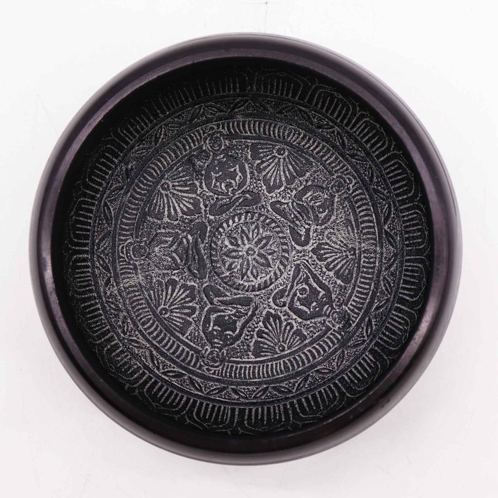 Singing Bowl Om Five Buddha Earth Powder 16cm
