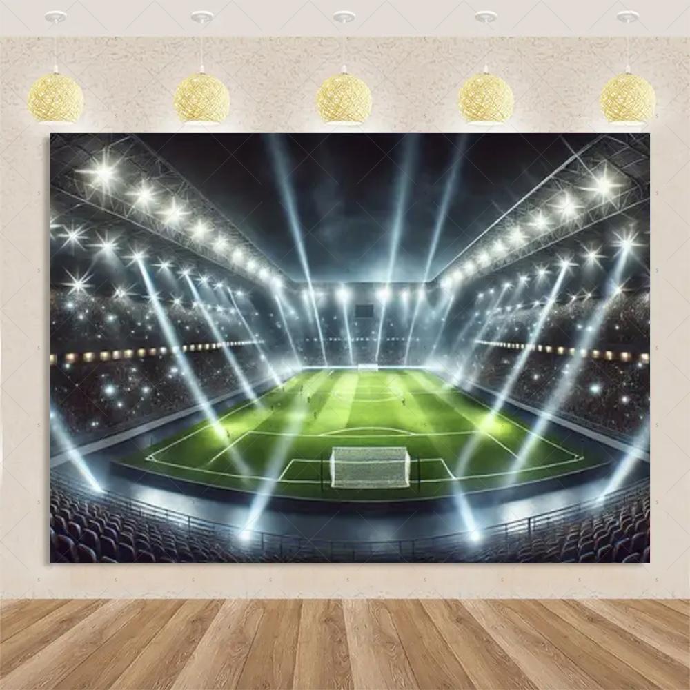 Football sports theme, birthday party, decorative background, surprise gift for boy, cake table banner, accessories2318