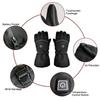 Heated Gloves for Men Winter Thermal Touchscreen Electric Motorcycle Riding Cycling Waterproof Warm