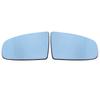 1 Pair Left & Right Door Side Heated Wing Mirror Glass for BMW X5 E70 20082013 Blue