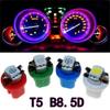 50Pcs T5 5050 1SMD LED Indicator Gauge Dashboard Dash Side Lights Bulbs 5 Colors