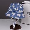 Children's sun hat Douyin handsome children's sun hat adjustable new big-brimmed empty top hat sunscreen hat for boys and girls
