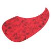 2Pcs Acoustic Guitar Pickguard Folk AntiScratch Guard Plate Replacement for 3841in Celluloid(Red Tortoise Color Water