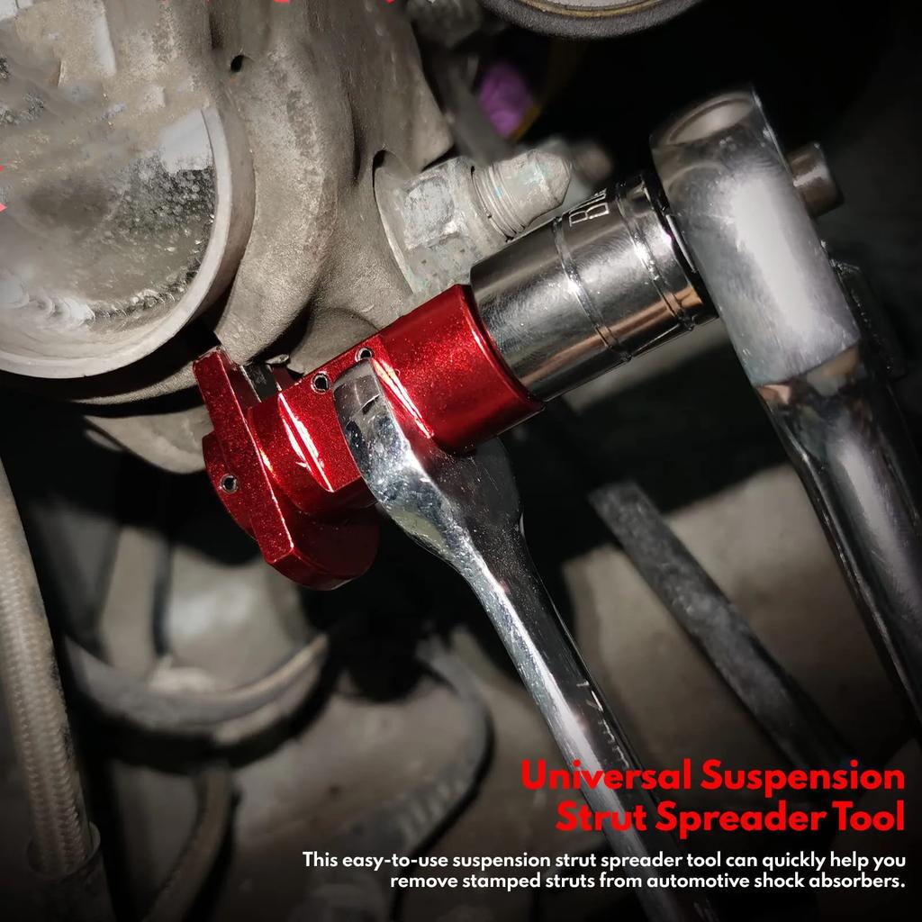 Красный гидравлический съемник амортизаторов, клешня, шаровая головка, разделитель подвески рычага, экономящий труд инструмент для разборки автомобиля