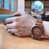 DEMI Wooden stylish pair natural comfortable to environmentally friendly equipped with a Japanese comfortable to comes with a gift wooden box in watch