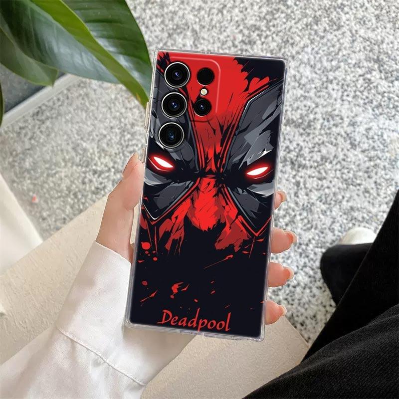 Прозрачный чехол Mavel The Avengers для Samsung Galaxy S26 S25 Ultra S24 S22 S26 Plus S20 S23 S21 S25 FE 5G Прозрачная силиконовая крышка