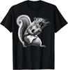 Squirrel Playing Guitar Rock And Roll Unisex T-Shirt