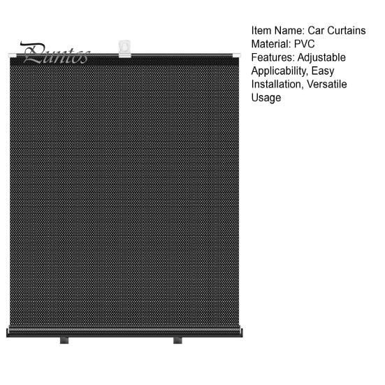 Car Curtains Universal Roller Blinds Suction Cup Blackout Sunshade Privacy Shades for Bedroom Kitchen Office Window Sun-shading Curtains